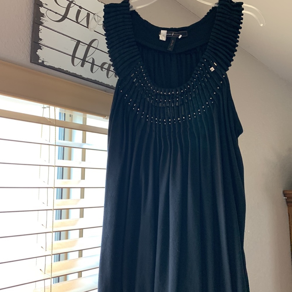 BCBGMaxAzria BLACK DRESS, SIZE: S